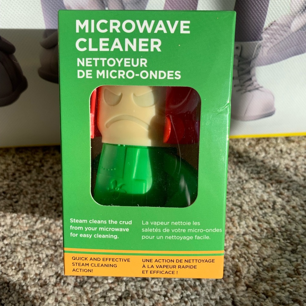 Microwave Cleaner Steam Cleaner - Green/Red